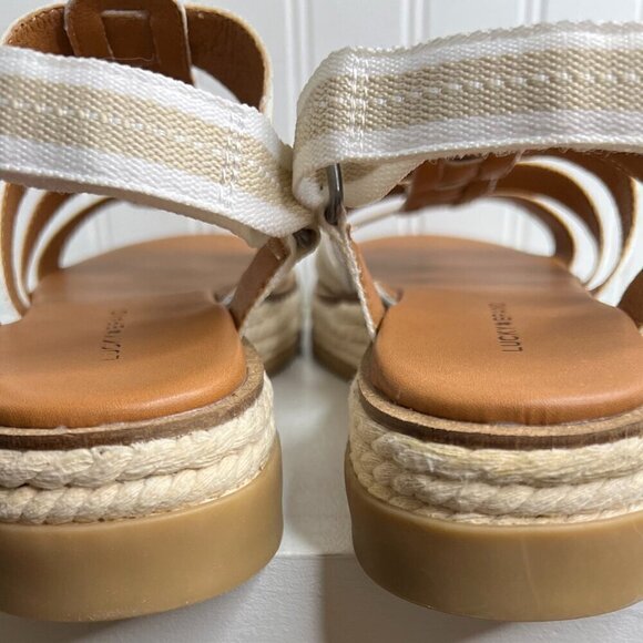 Lucky Brand Women's Emliey Gladiator Sandals Size 9.5 - Picture 3 of 8